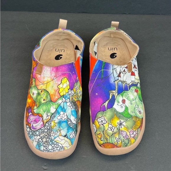 UIN  Colorful Slip-On Shoes Women’s Size 10  Loafers - Picture 1 of 11